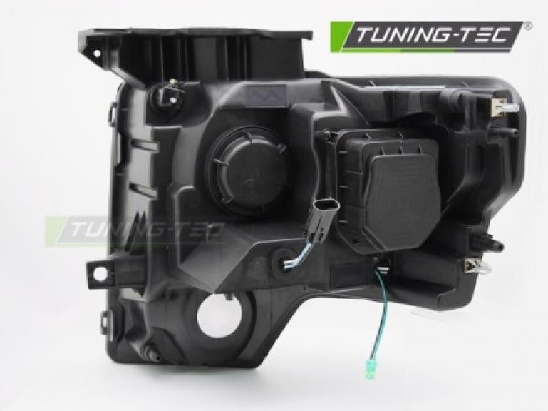 Upgrade LED Tagfahrlicht Design Scheinwerfer Set für Ford F150 MK12 08-14 schwarz