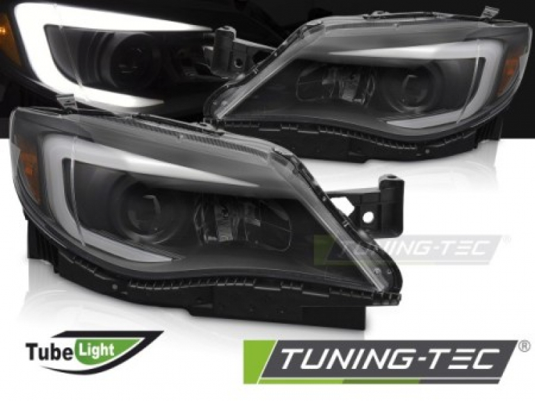 Upgrade LED Tagfahrlicht Design Scheinwerfer für Subaru WRX 04-14 schwarz