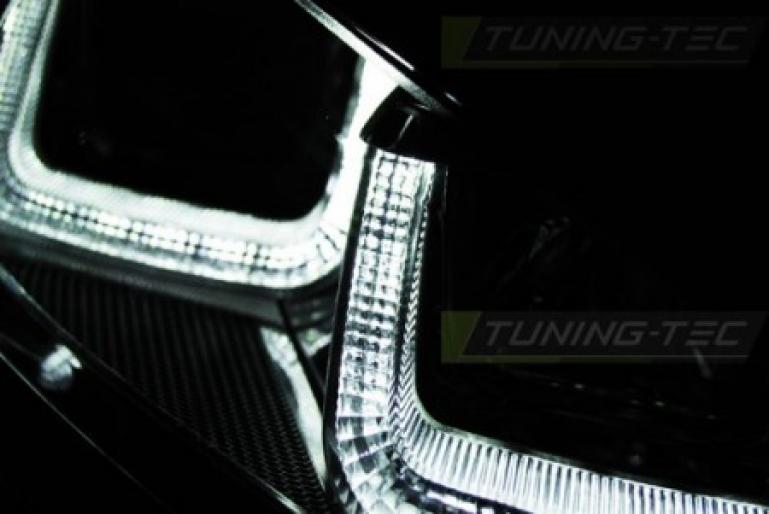 LED Tagfahrlicht Upgrade Scheinwerfer für VW Golf 7 12-17 schwarz / rot