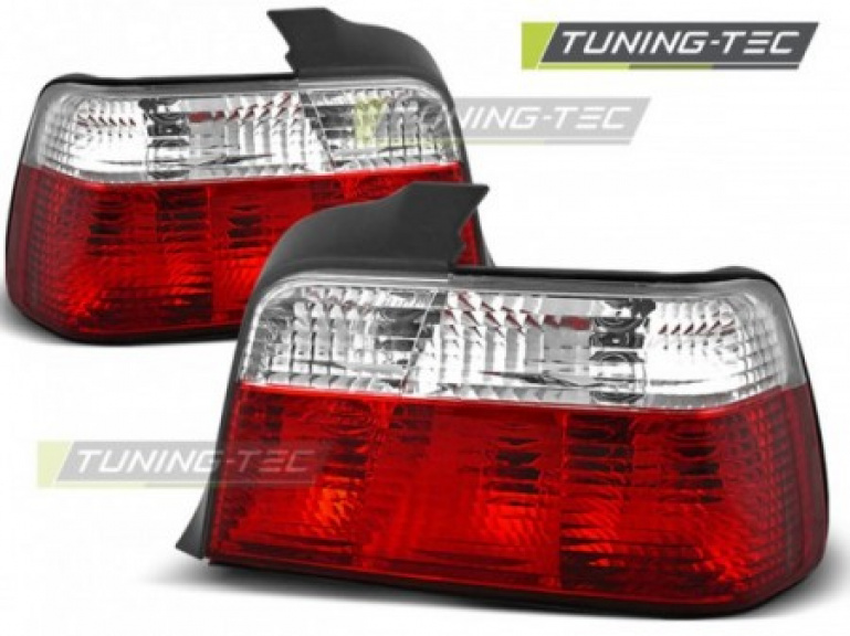 Upgrade Design Rückleuchten für BMW 3er E36 Limousine 90-99 rot/weiß
