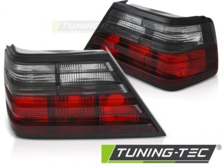 Upgrade Design Rückleuchten für Mercedes Benz E-Klasse W124 85-95 rot/rauch