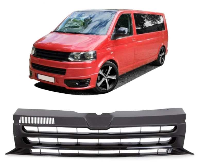 Upgrade Sportgrill / Kühlergrill ohne Emblem für Volkswagen T5 GP