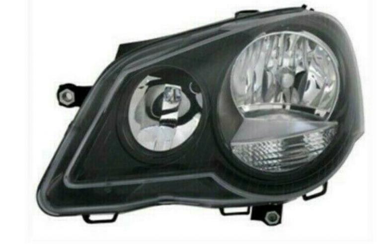 Upgrade Design Scheinwerfer für VW Polo 9N3 05-09 schwarz