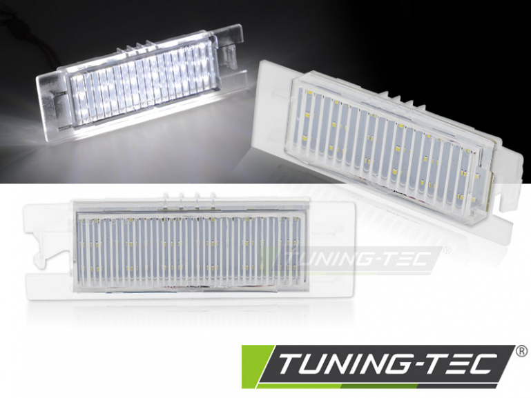 Upgrade LED Kennzeichenbeleuchtung für Alfa Romeo 147, 156, 159, Guilietta, Brera, Spider 00-17 kaltweiß