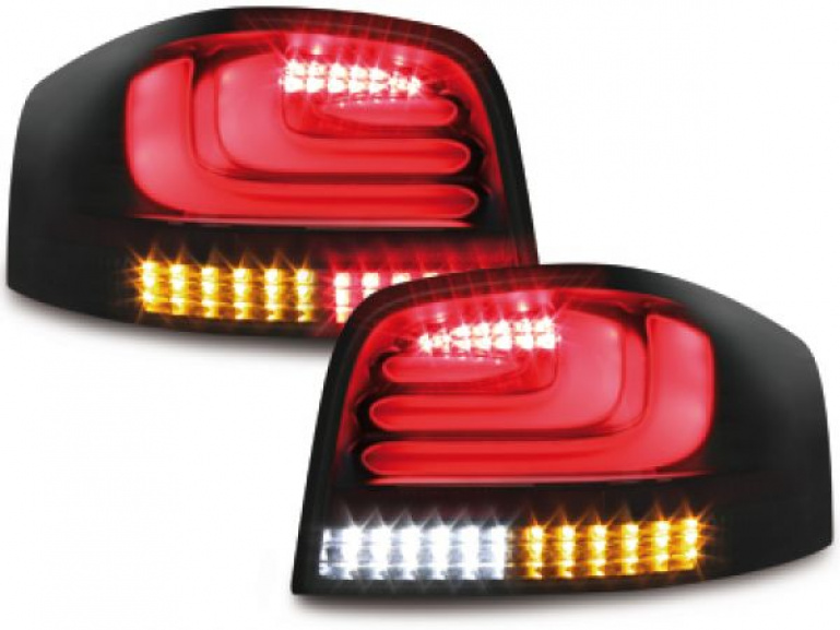 LED dynamische Rückleuchten Set für Audi A3 8P FL Sportback 2009 bis 2012  in rot, Für Audi A3 8P FL, Für Audi A3, Für Audi, Beleuchtung