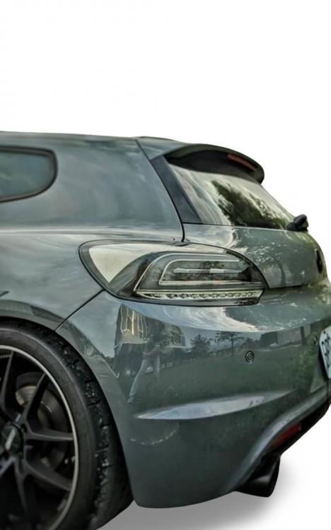 VOLL LED Lightbar Design Rückleuchten für VW Scirocco 3 (III) 08-14 schwarz/rauch mit dynamischen Blinker