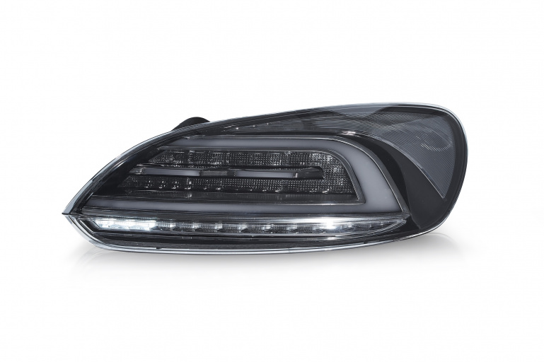 VOLL LED Lightbar Design Rückleuchten für VW Scirocco 3 (III) 08-14 schwarz/rauch mit dynamischen Blinker