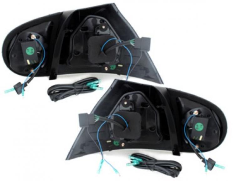 VOLL LED Lightbar Design Rückleuchten für VW Golf 5 (V) 03-09 schwarz/rauch