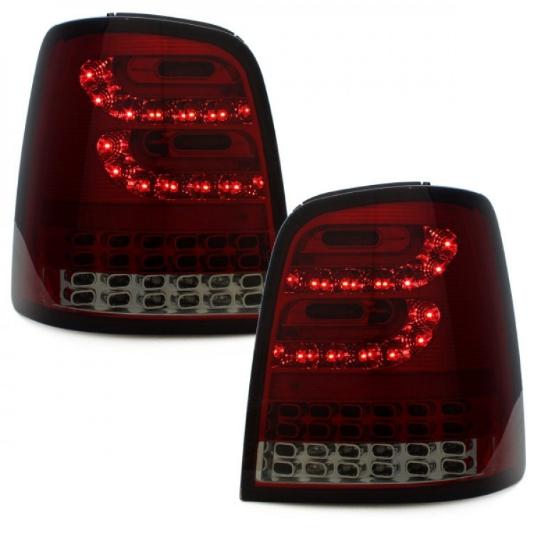 Voll LED Upgrade Design Rückleuchten für VW Touran 1T / 1T GP 03-10 rot/rauch