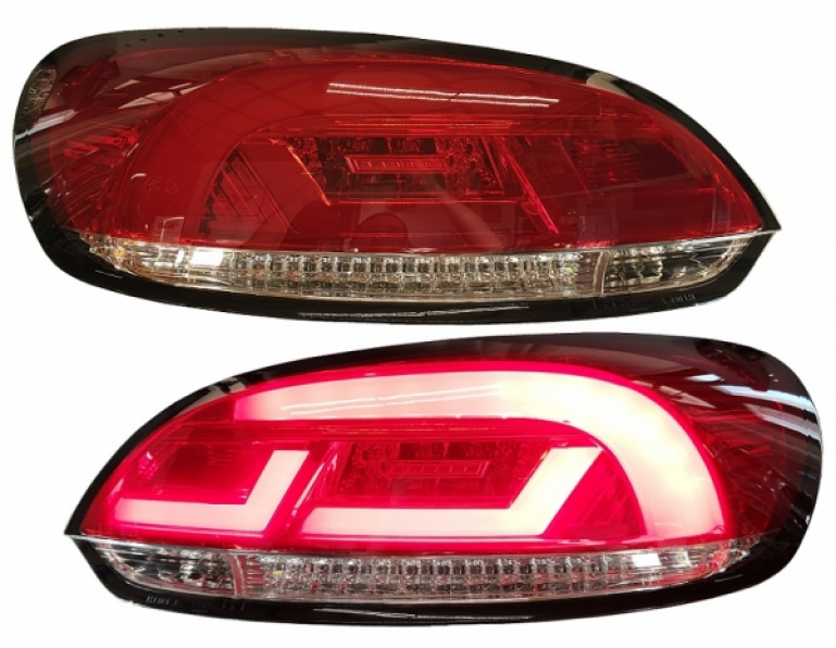 LED Upgrade Design Rückleuchten für VW Scirocco 3 (III) 08-14 rot/rauch mit dynamischen LED Blinker