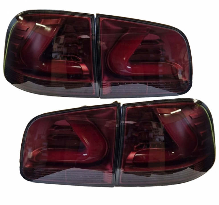 Voll LED Upgrade Design Rückleuchten für VW Touareg 7L 03-10 rot/rauch
