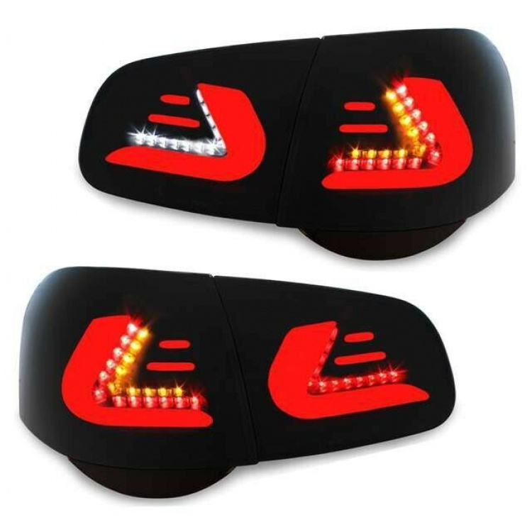VOLL-LED Upgrade Design Rückleuchten für VW Passat 3C (B6) Variant 05-10 schwarz/rauch