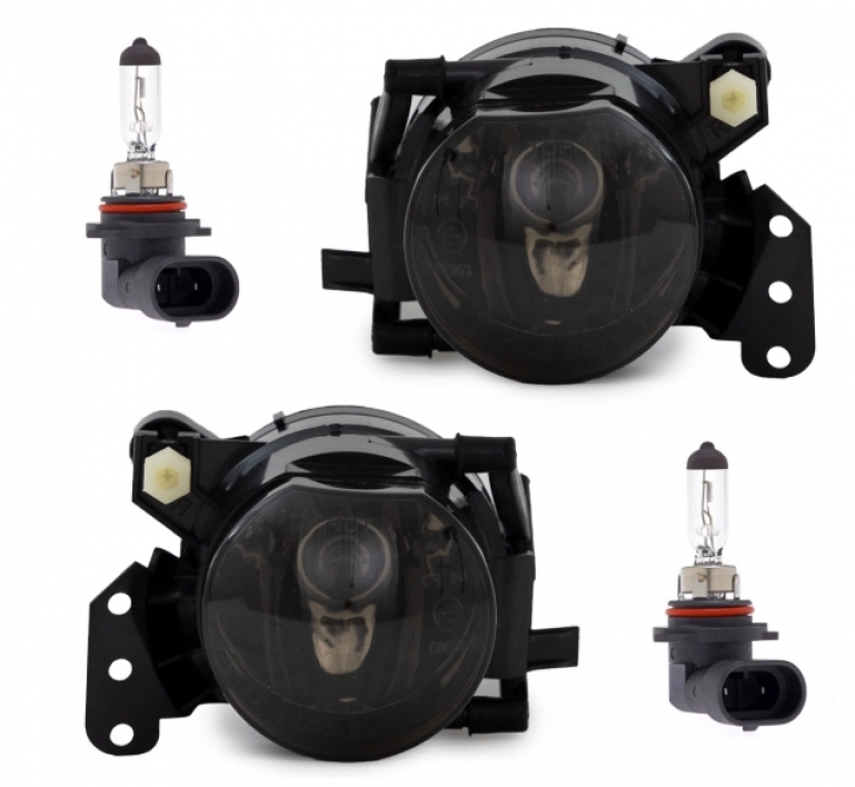Upgrade Nebelscheinwerfer für BMW 5er E60/E61 3er E90/E91 6er E63/E64 schwarz/rauch HB4