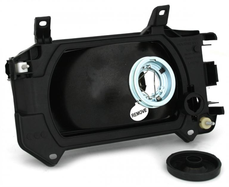 Upgrade Design Scheinwerfer Set mit Blinkern für VW T4 90-03 (kurzer Vorderwagen) schwarz