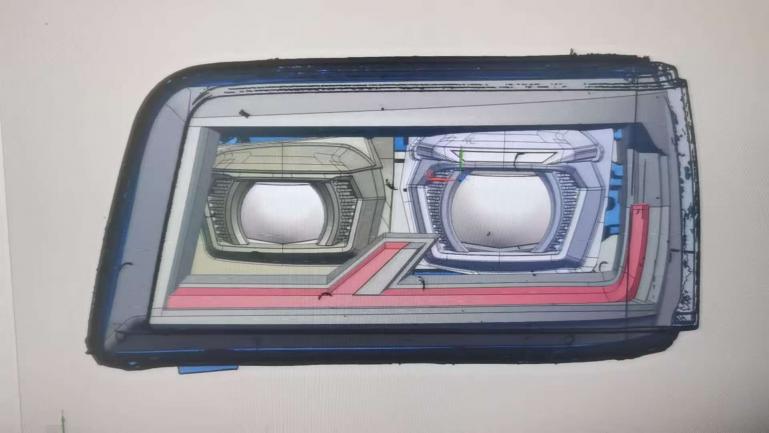 Ugrade Design Voll LED Tagfahrlicht Scheinwerfer für VW T5 03-09 schwarz mit Dynamik und Welcome-Funktion