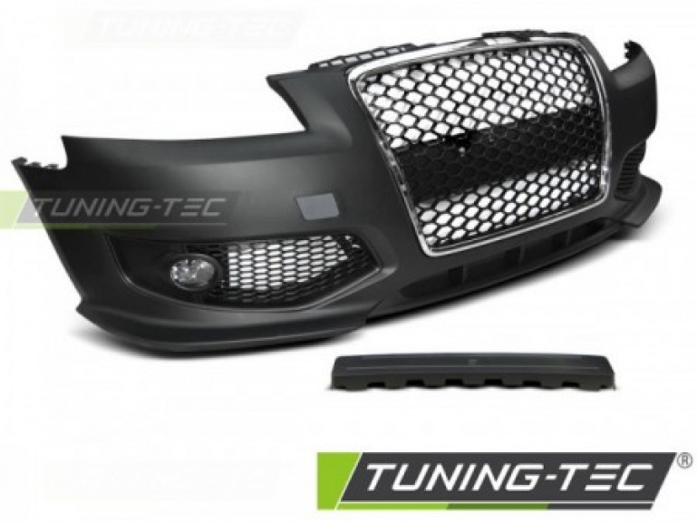 Upgrade Design Frontstoßstange für Audi A3 8P 05-08 inkl. Zubehör und Chrom-Grill