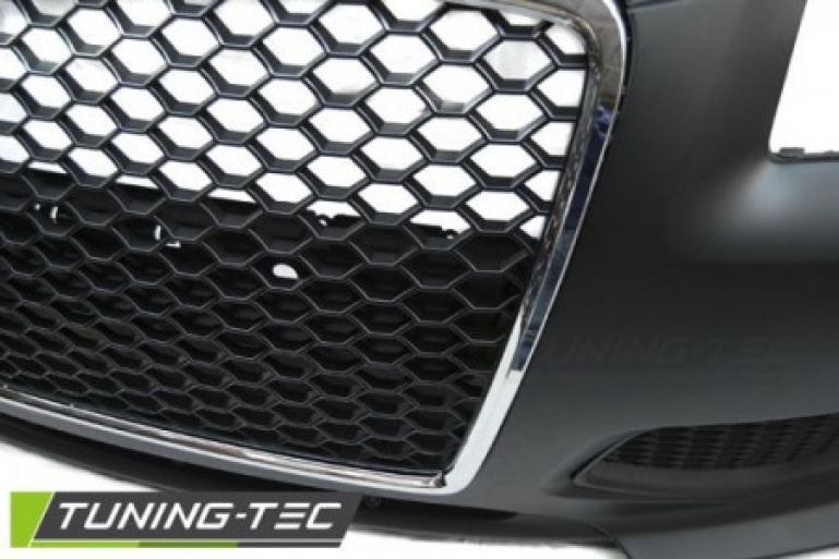 Upgrade Design Frontstoßstange für Audi A3 8P 05-08 inkl. Zubehör und Chrom-Grill