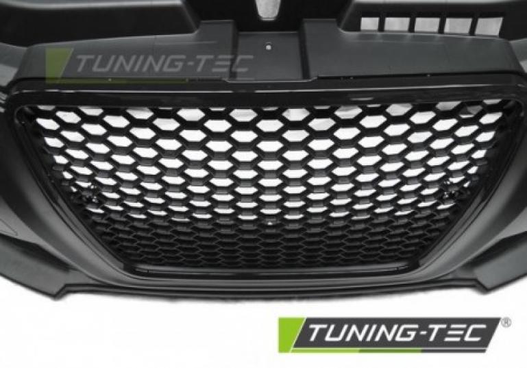 Upgrade Design Frontstoßstange für Audi A3 8PA Facelift  08-12 inkl. Zubehör und Grill Hochglanz schwarz