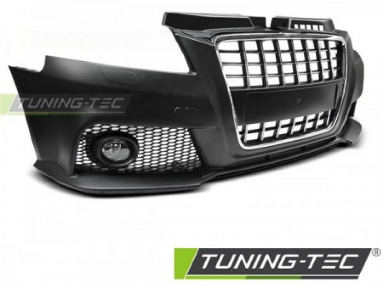 Upgrade Design Frontstoßstange für Audi A3 8PA Facelift  08-12 inkl. Zubehör und Grill chrom