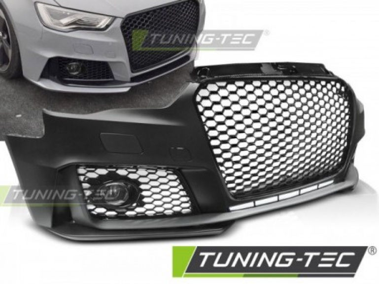 Upgrade Design Frontstoßstange für Audi A3 8V 12-16 inkl. Zubehör in Hochglanz schwarz