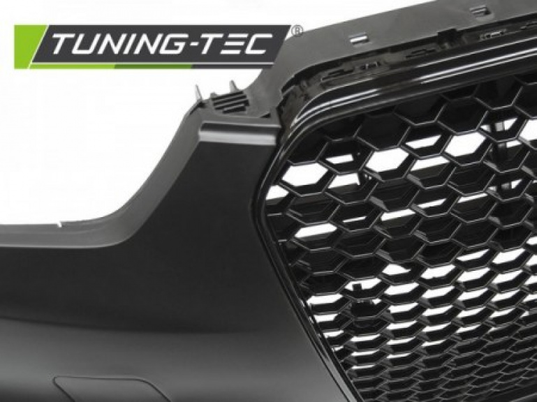 Upgrade Design Frontstoßstange für Audi A5 11-16 inkl Zubehör mit PDC Hochglanz schwarz