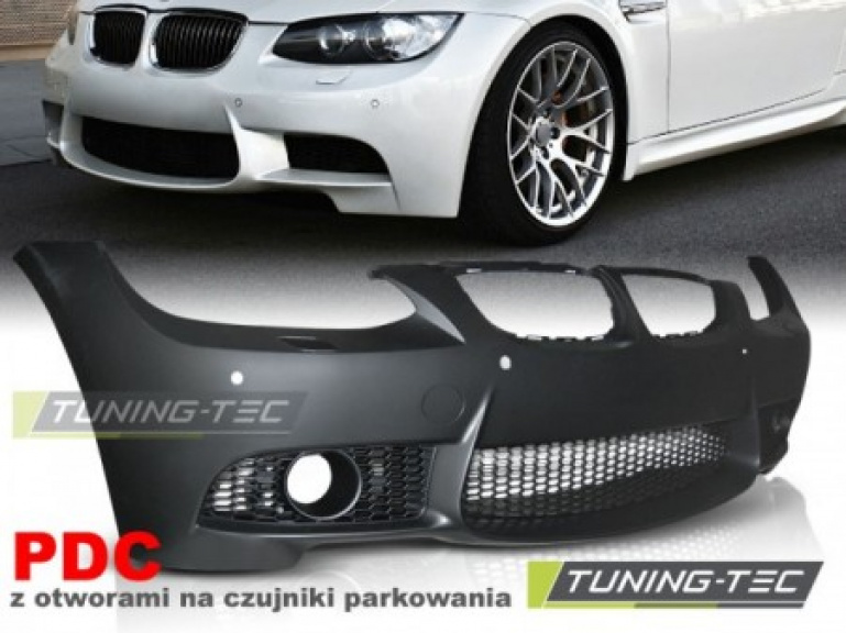 Upgrade Design Frontstoßstange für BMW 3er Coupe E92 06-09 schwarz