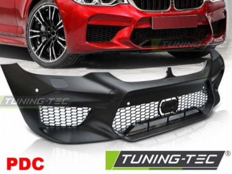 Upgrade Design Frontstoßstange für BMW 5er G30/G31 Limousine/Touring 17+ Hochglanz schwarz