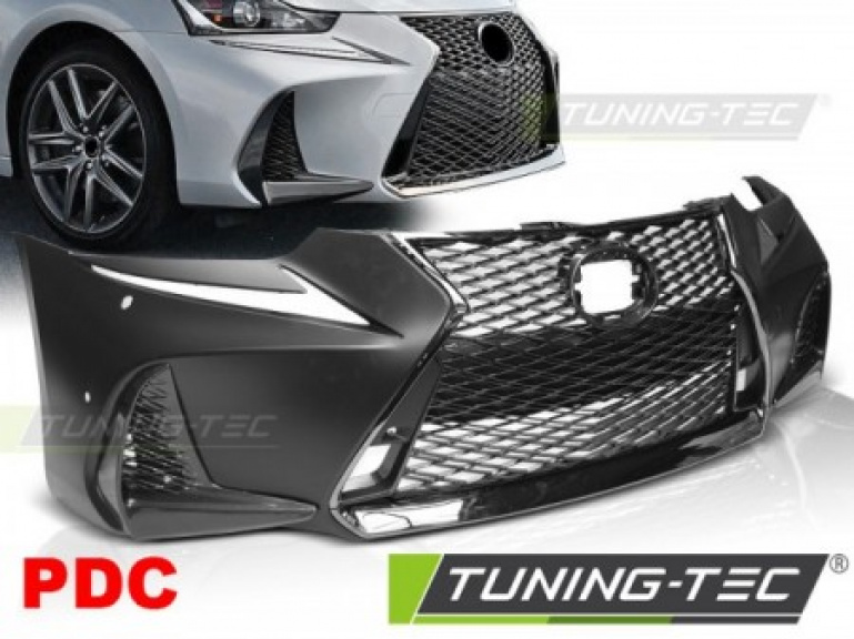 Upgrade Frontstoßfänger Sport Design für Lexus IS III 2017+ mit PDC