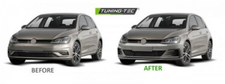 Upgrade Design Frontstoßstange für Volkswagen Golf VII (7) 17-19 inkl.  Zubehör