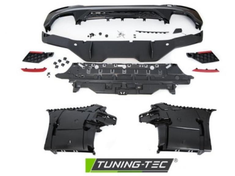 Upgrade Design Sport Heckstoßstange inkl. Diffusor für BMW 5er G30 LCI  Touring 20-23 mit PDC