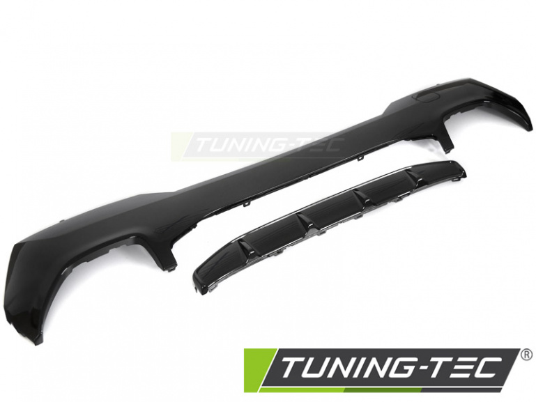 Sport Heck Diffusor für BMW 4er Coupe, Cabrio G22/G23 20+ Hochglanz schwarz