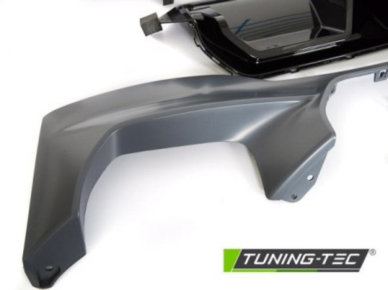 Sport Design Heck Diffusor + Mitteilteil (Hochglanzschwarz) für BMW 5er LCI G30/G31 Limo./Touring 20-23