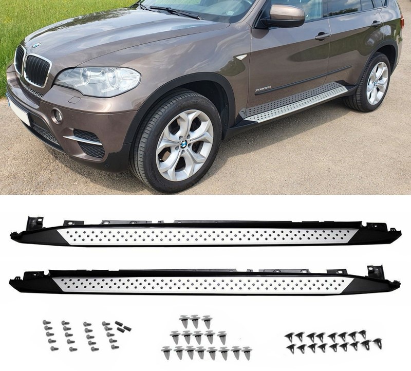 Upgrade Design Trittbretter / Einstiegsleisten für BMW X5 E70 07-13 mit ABE