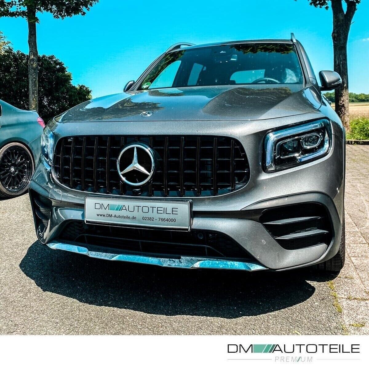 Kühlergrill Schwarz passt für Mercedes GLB X247 mit AMG Sport