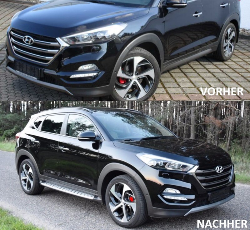 Upgrade Design Trittbretter / Einstiegsleisten für Hyundai Tucson (TLE)  15-20 mit ABE