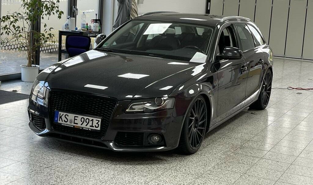 Ladekantenschutz schwarz Audi A4 B8 Avant Kombi vor facelift 2008