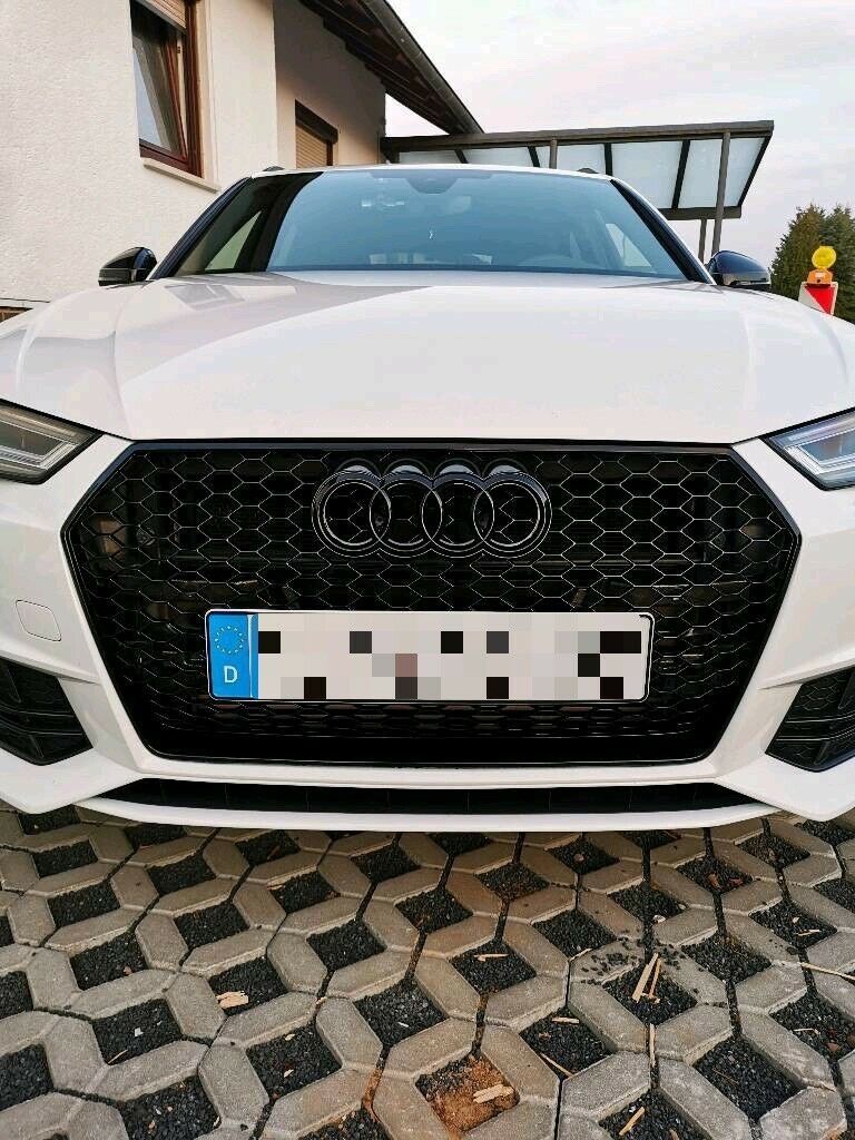 Matt Schwarz Auto Kühlergrill Stoßstange Mesh Ohne Emblem Grill