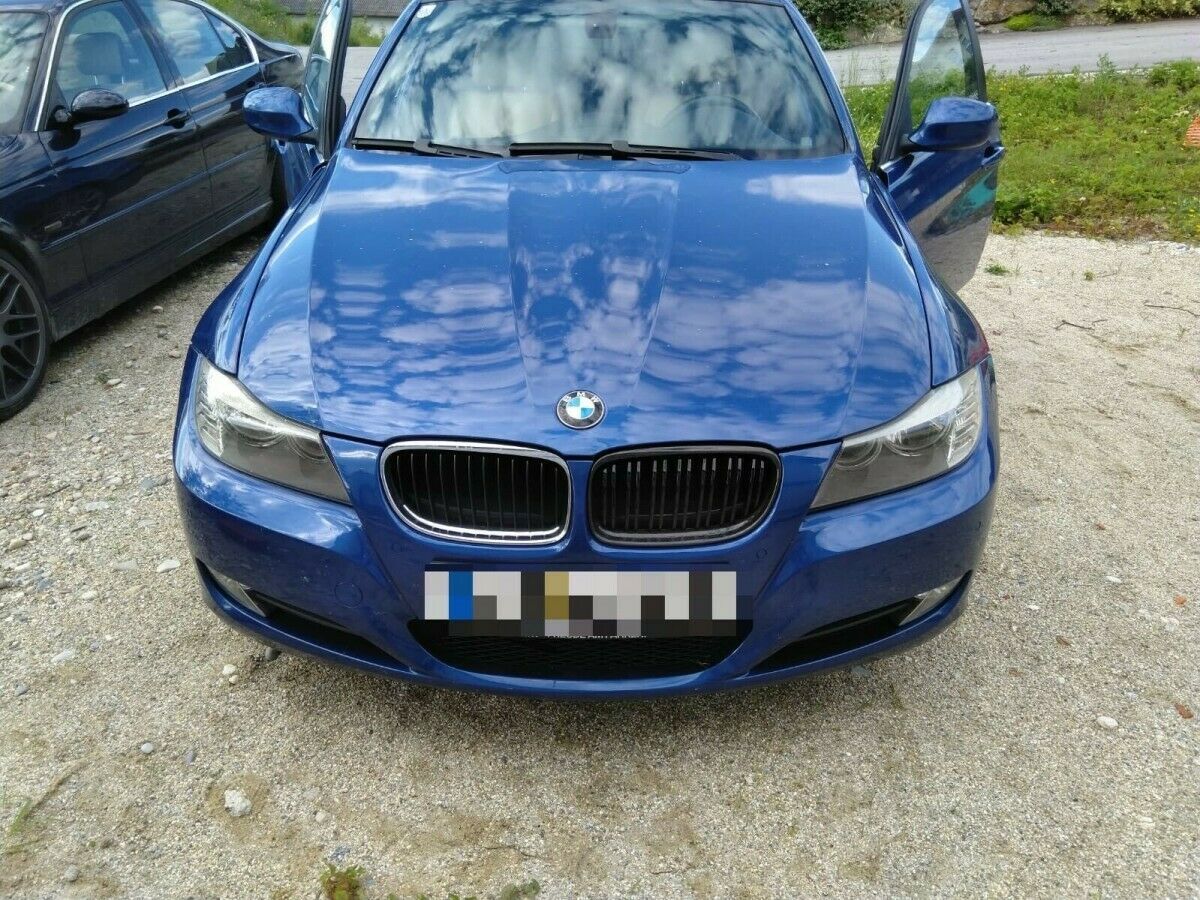 Upgrade Sportgrill Nieren für BMW 3er E90/91 Facelift 09-11 matt schwarz