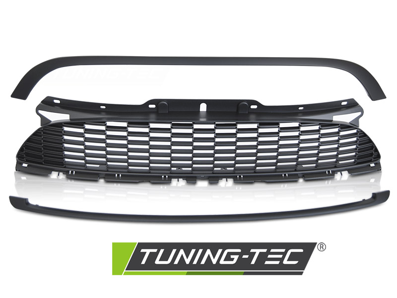 Upgrade Design Sportgrill / Kühlergrill für BMW Mini Cooper  R55/R56/R57/R58/R59/R61 06-16 matt schwarz