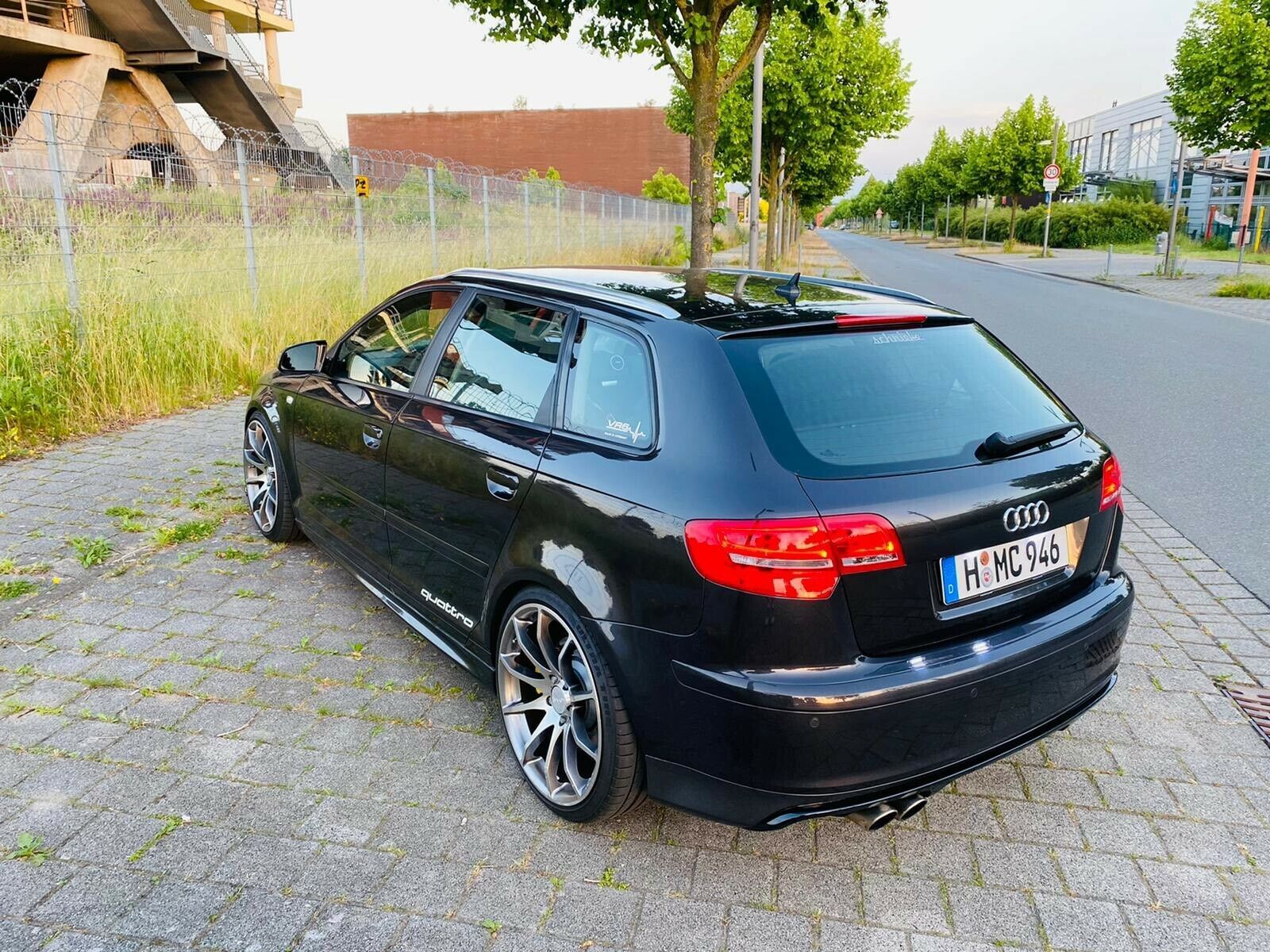 Audi A3 8P Sportback LED Lightbar Rückleuchten Rot-Klar E