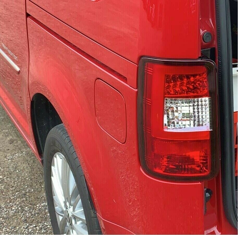 LED Lightbar Design Rückleuchten für VW Caddy 3 (2K) 03-14 chrom