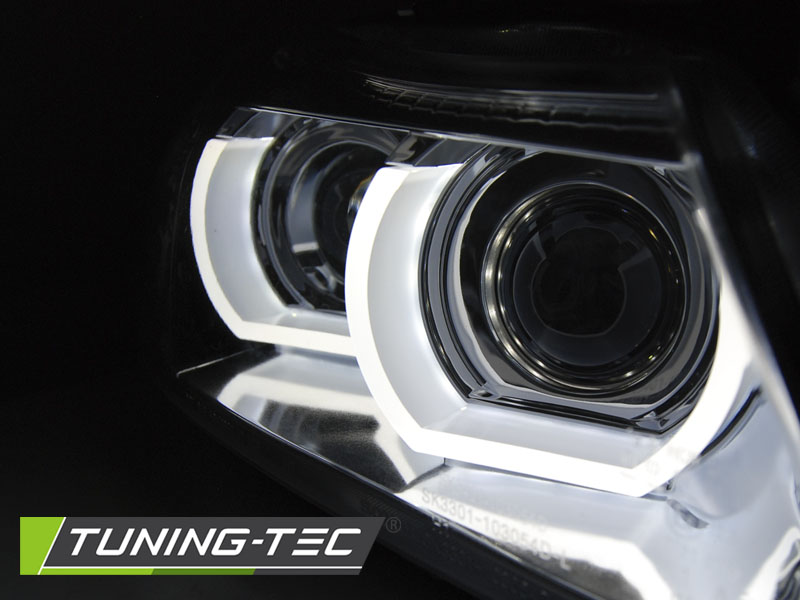 Xenon LED Angel Eyes Scheinwerfer für BMW 3er E90/E91 LCI 09-11 schwarz mit  LED Blinker