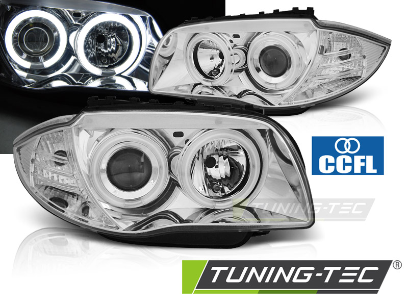 LED Seitenblinker Blinker Chrome Silber Design passend für BMW 1er E82  2004-2013 E-Prüfzeichen