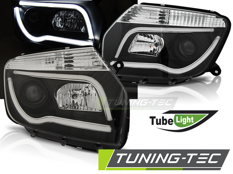 LED Tagfahrlicht Design Scheinwerfer für Dacia Renault Duster 10-14 schwarz  LTI