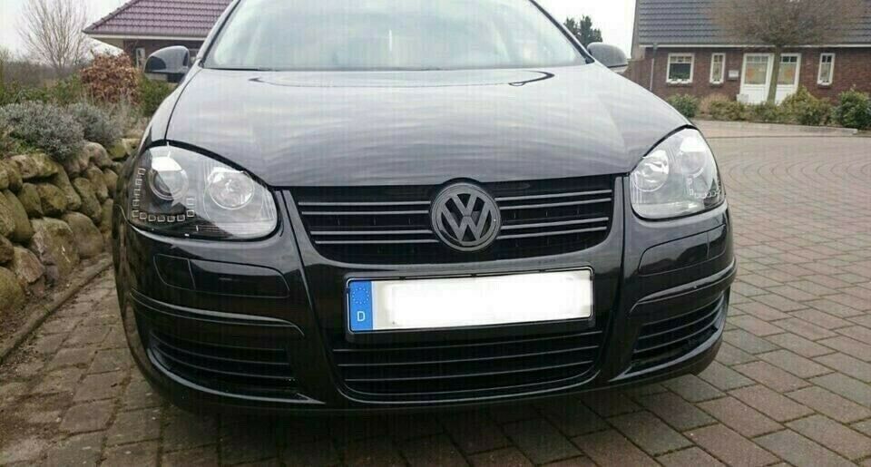 LED Tagfahrlicht Scheinwerfer für VW Golf 5 03-09 im Golf 6 Design