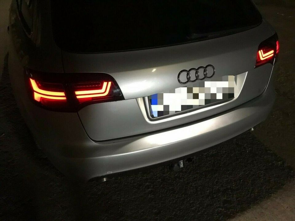 VOLL-LED Lightbar Design Rückleuchten für Audi A6 4F Avant (C6) 04