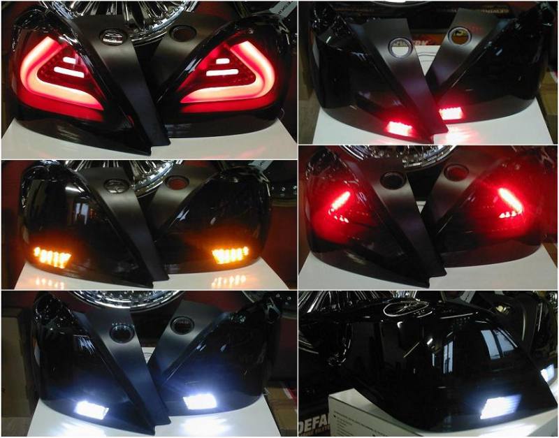 Voll LED Upgrade Design Rückleuchten für Opel Astra H GTC 05-10  schwarz/rauch