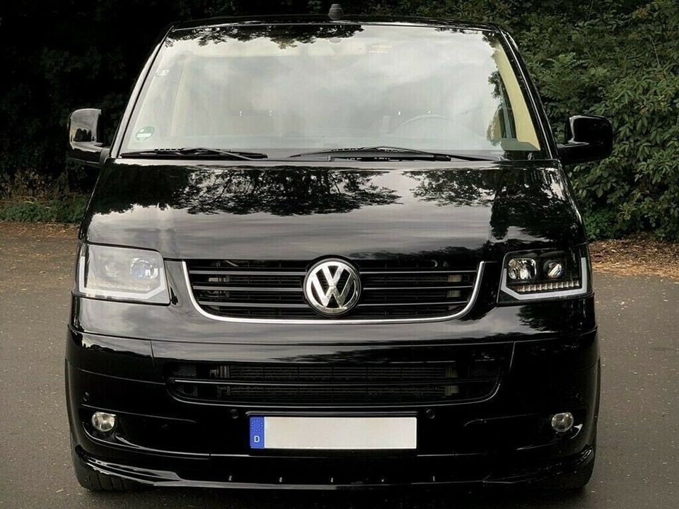 Upgrade LED Tagfahrlicht Scheinwerfer VW T5 03-09 dynamisch schwarz