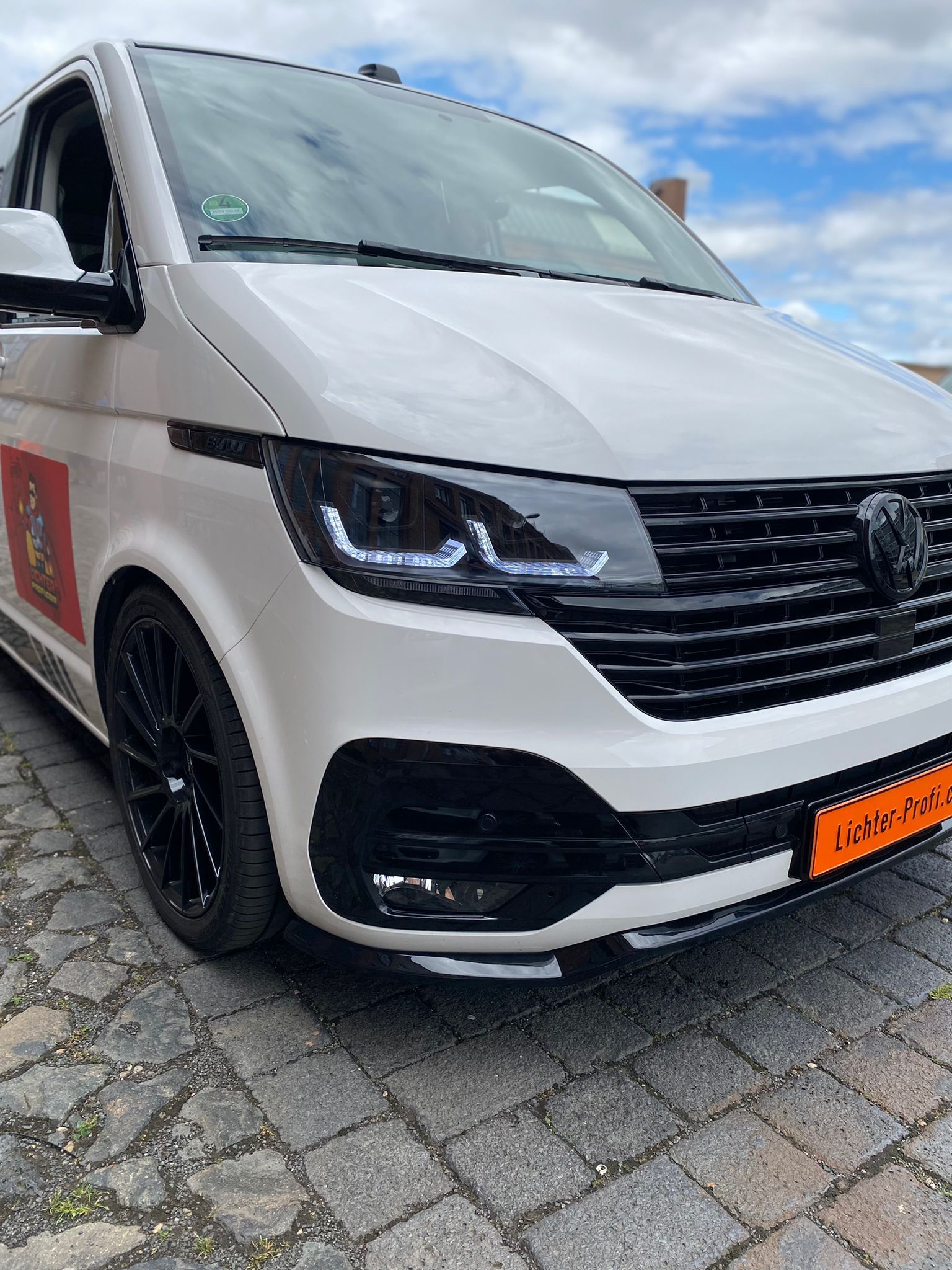 ClimAir Windabweiser / Regenabweiser schwarz für VW T5 Facelift (GP) Bus  10-15 mit ABE