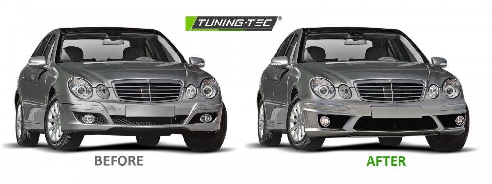 Upgrade Design Frontstoßstange für Mercedes-Benz E-Klasse W211/S211  Lim./T-Modell 06-09